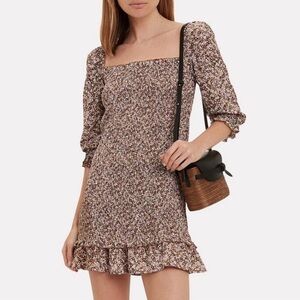 Faithfull the Brand Floral Mini Dress